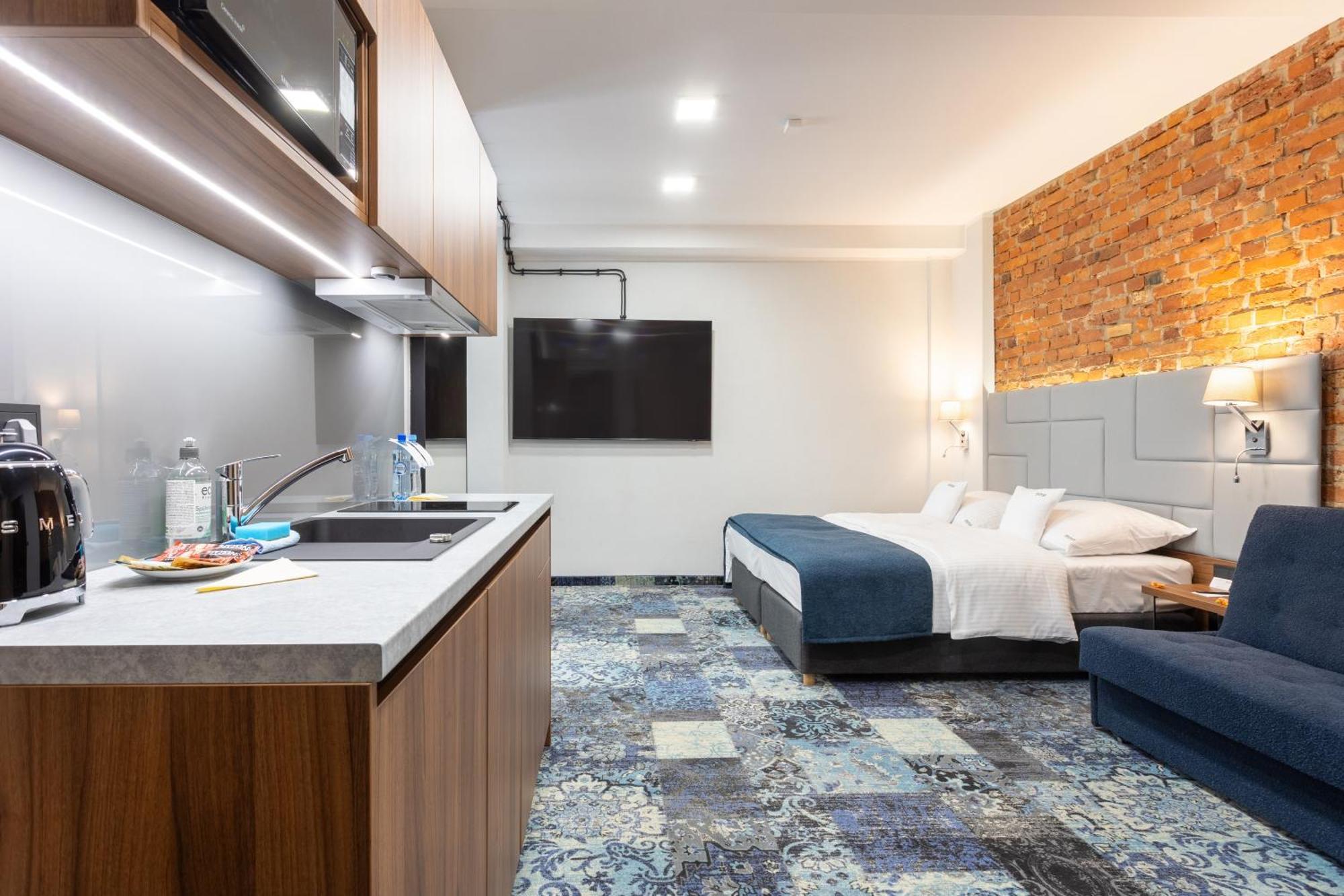 Apartamenty Browar Luxury Old Town Poznan 24H Oda fotoğraf